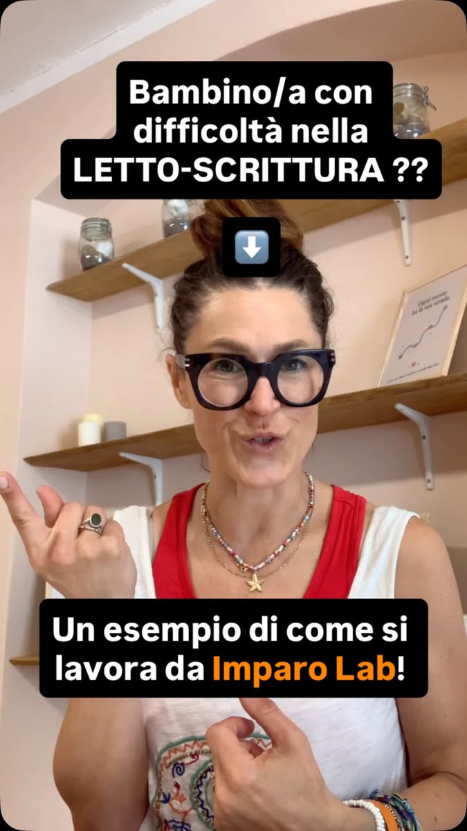 Un esempio di come si lavora sulle difficoltà di letto-scrittura da Imparo Lab
