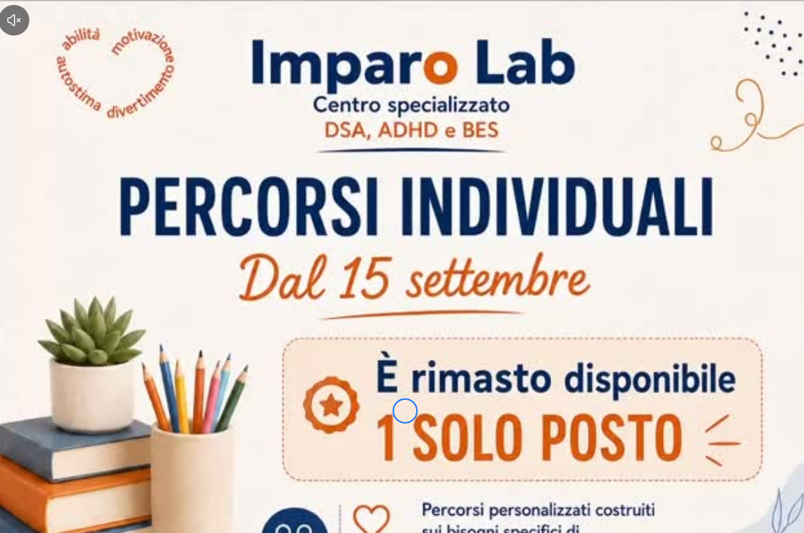 Percorsi individuali DSA, ADHD, BES a Castiglione dei Pepoli